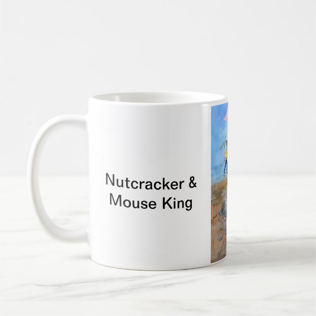Nutcraacker und der Mäusekönig Batttle Scene Kaffeetasse (Links)