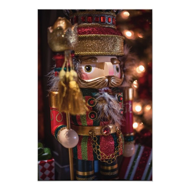 Nutcracker Abbildung Weihnachtswall Art Print Fotodruck (Vorne)