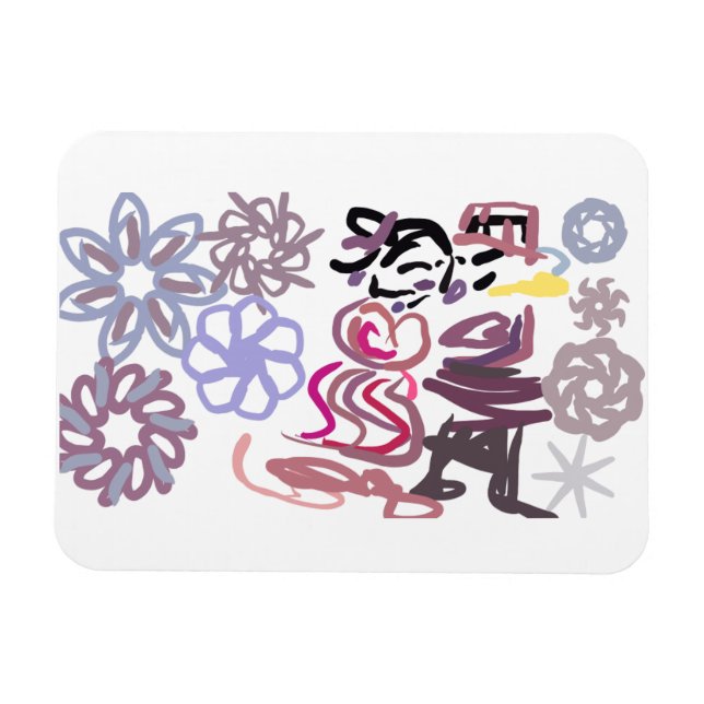 Nutcracker and Ballet winter  Magnet (Horizontal)