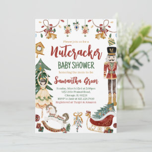 Nutcracker Baby Shower Einladung