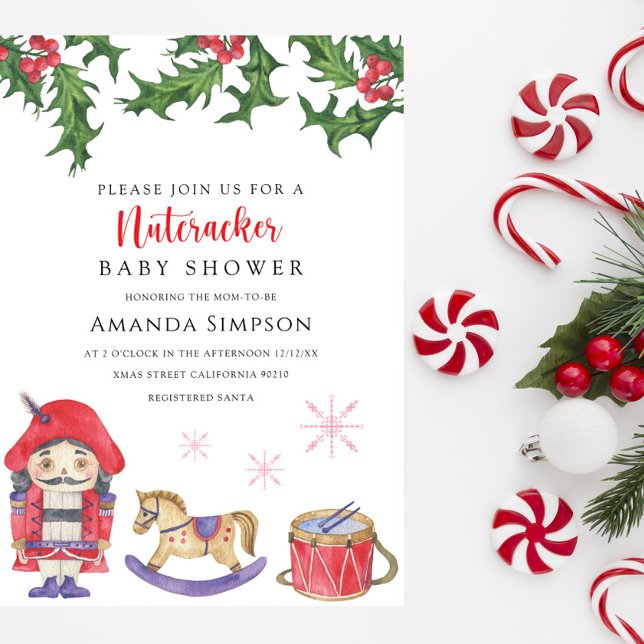 Nutcracker Babydusche Einladung (Von Creator hochgeladen)