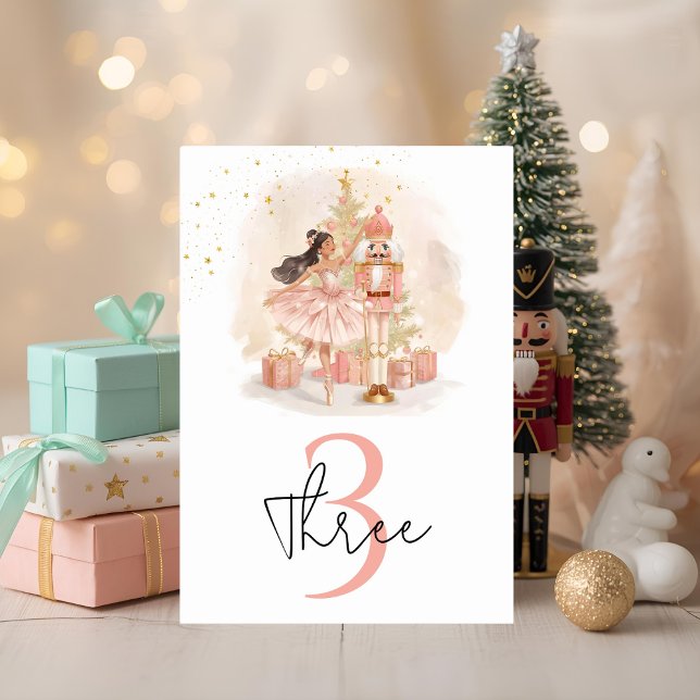 Nutcracker Ballerina Birthday Tischnummer (Von Creator hochgeladen)