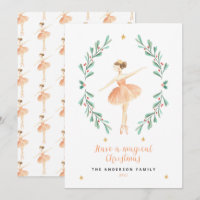 Nutcracker Ballerina botanische niedliche Weihnach