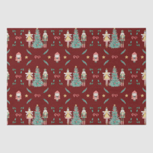 Nutcracker Ballerina Christmas Seidenpapier