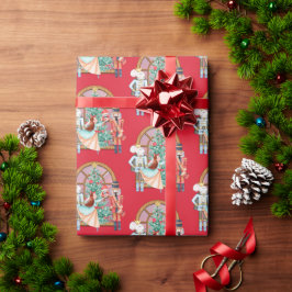 Nutcracker Ballerina Mouse King Christmas Geschenkpapier