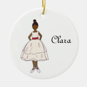 Nutcracker Ballet Clara individuell anpassbarer Ke Keramik Ornament