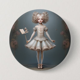 Nutcracker Ballet Fashion-Page Dancers Button