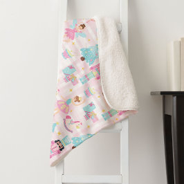 Nutcracker Ballet Holiday Christmas Baby Girl Sherpadecke