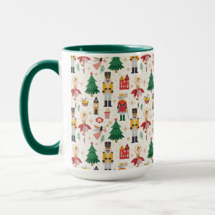 Nutcracker Ballet Holiday Pattern Tasse