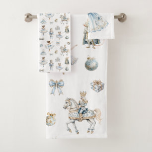 Nutcracker Ballet Muster Badhandtuch Set