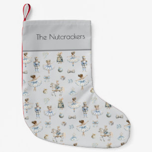 Nutcracker Ballet Muster Kleiner Weihnachtsstrumpf