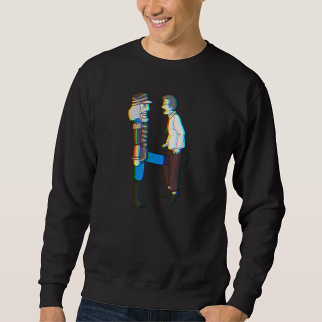 Nutcracker Ballet Nut Crackin' Dance Christmas   X Sweatshirt (Vorderseite)
