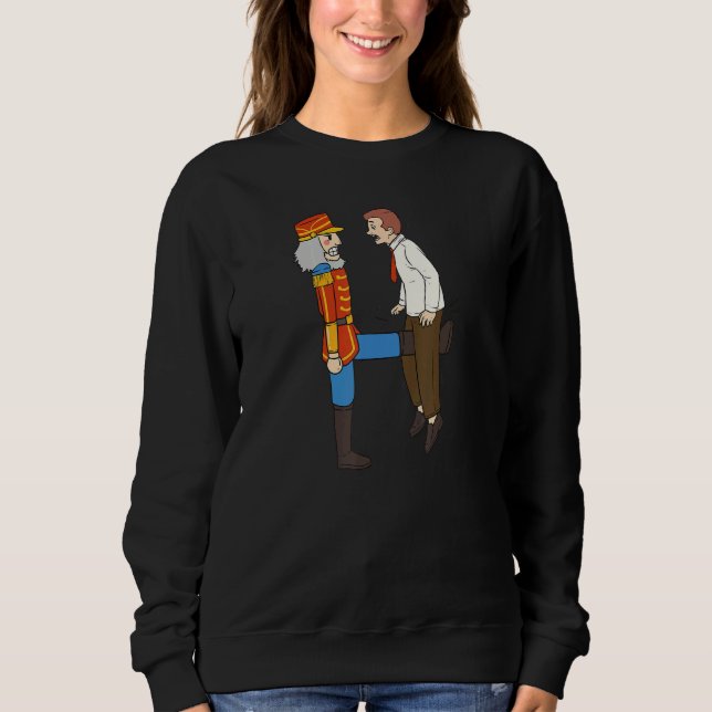 Nutcracker Ballet Nut Crackin' Dance Christmas  Xm Sweatshirt (Vorderseite)