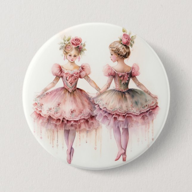 Nutcracker Ballet, Rosebuds Button (Vorderseite)