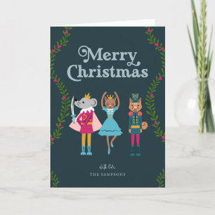 Nutcracker Ballet Tiere Weihnachten Grün