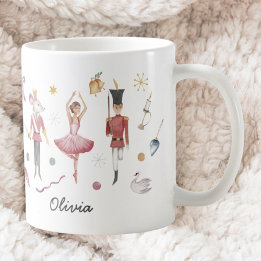 Nutcracker Ballet Weihnachten Festliche Ballerina Kaffeetasse