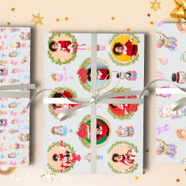 Nutcracker Ballet Weihnachts-Foto Geschenkpapier Set