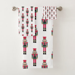 Nutcracker Ballet Weihnachtsbäckerei Badhandtuch Set