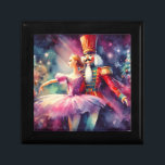 Nutcracker Ballet Weihnachtsweih Ballerina Erinnerungskiste<br><div class="desc">Nutcracker Ballet Watercolor Weihnachten Ballerina Festtage Geschenkboxen bietet ein traditionelles Weihnachtsballett mit Ballerina und Nutcracker. Ideal für Weihnachtsgeschenke,  Weihnachtsgeschenke,  Feierlichkeiten und vieles mehr. Erstellt von Evco Studio www.zazzle.com/store/evcostudio</div>