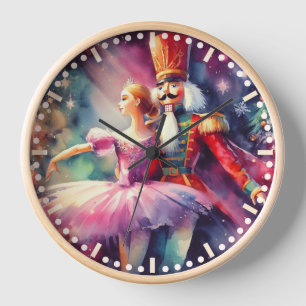 Nutcracker Ballet Weihnachtsweih Ballerina Uhr