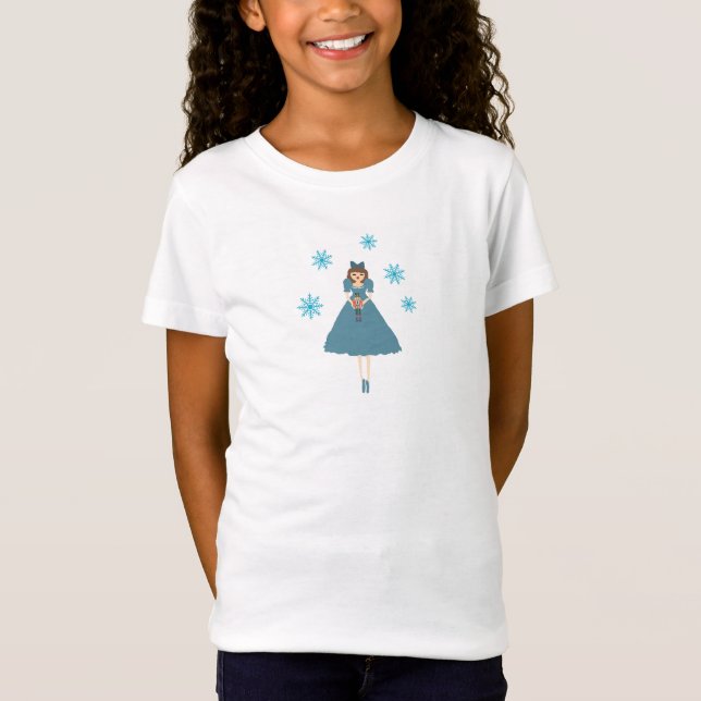 Nutcracker Ballett Clara Art Illustration T-Shirt (Vorderseite)
