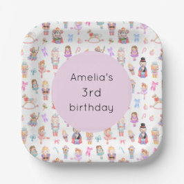 Nutcracker Birthday Pappteller