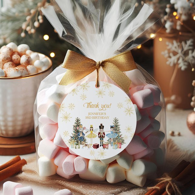 Nutcracker Birthday Party Danke Geschenkanhänger (Von Creator hochgeladen)