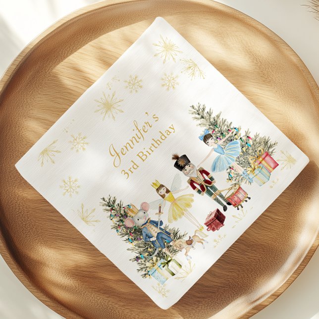 Nutcracker Birthday Party Serviette (Von Creator hochgeladen)