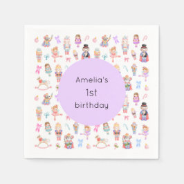 Nutcracker Birthday Serviette