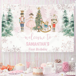 Nutcracker Birthday Sugar Plum Party Banner