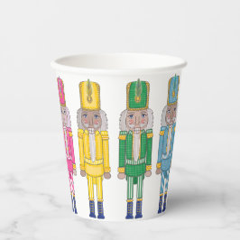 Nutcracker Bright und Sweet Whimsical Weihnachten Pappbecher