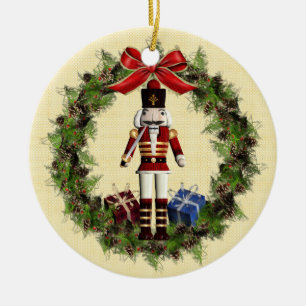 Nutcracker Buon Natale Weihnachtsdekoration Keramik Ornament