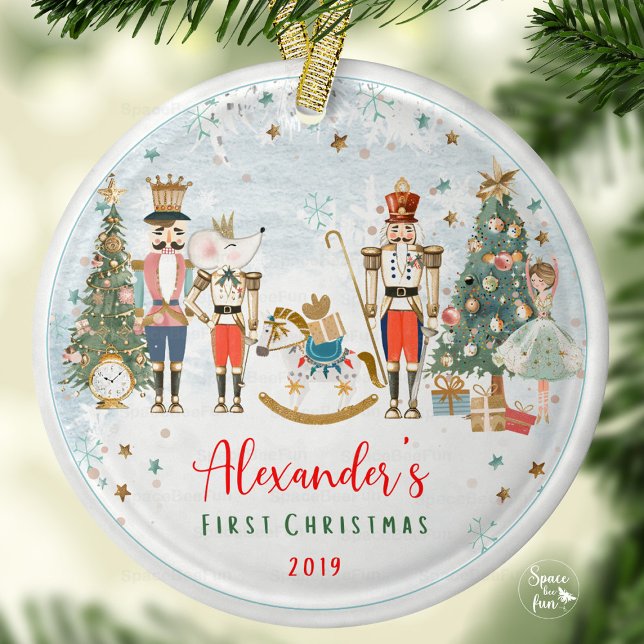 Nutcracker Christmas Ballerina Keramik Ornament (nutcracker ornament,christmas ballerina ornament,ballet christmas decoration,holiday ballerina ornam)