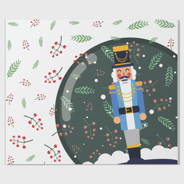 Nutcracker Christmas Geschenkpapier (Flach)