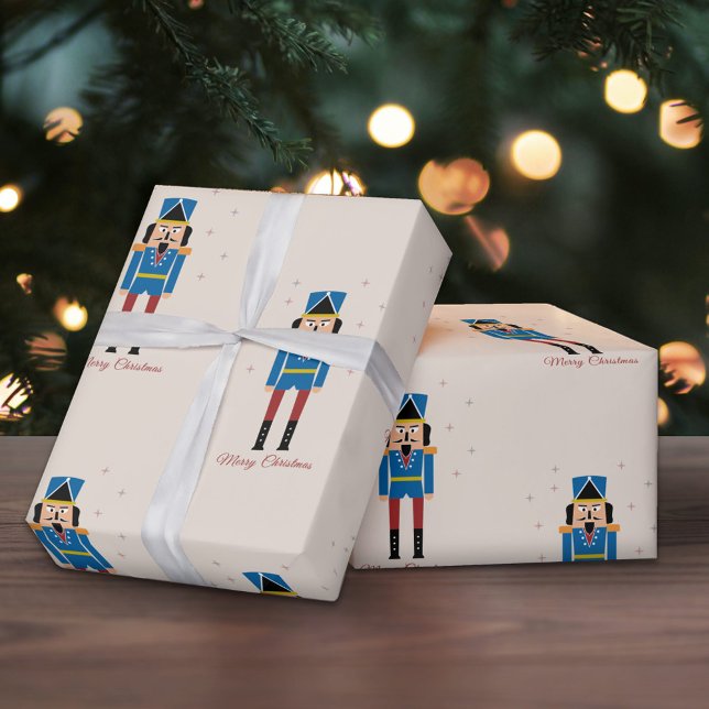 Nutcracker Christmas Geschenkpapier (Nutcracker Christmas Wrapping Paper)