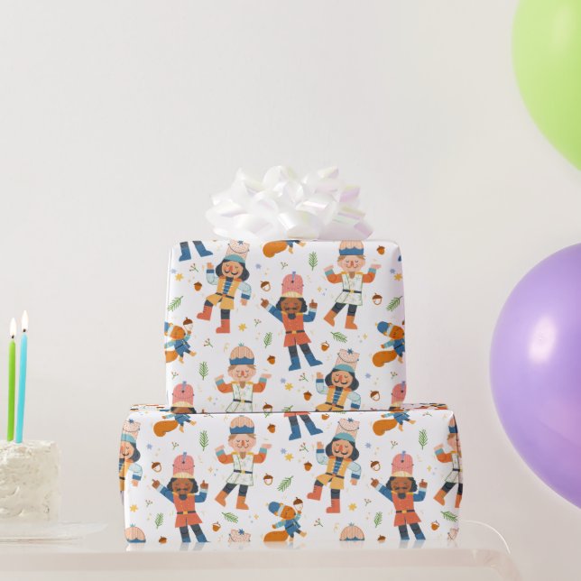 Nutcracker Christmas Geschenkpapier (Partygeschenke)