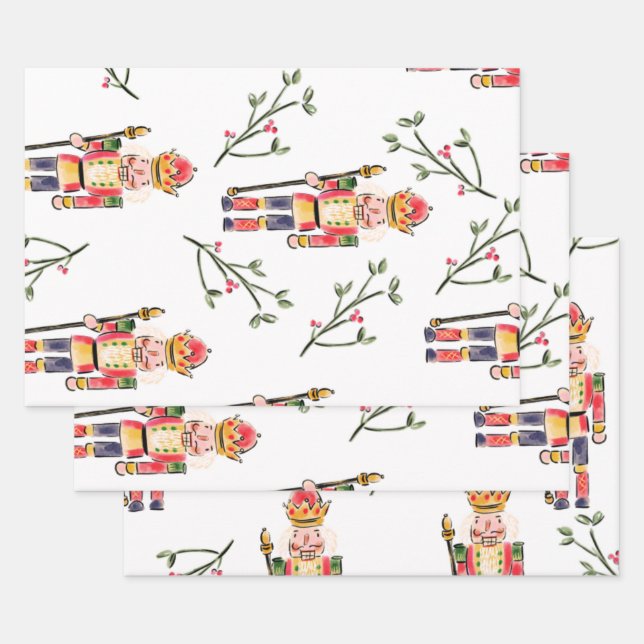 Nutcracker Christmas Geschenkpapier Set (Set)