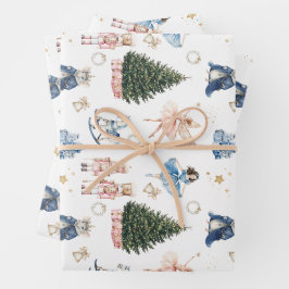 Nutcracker Christmas Geschenkpapier Set