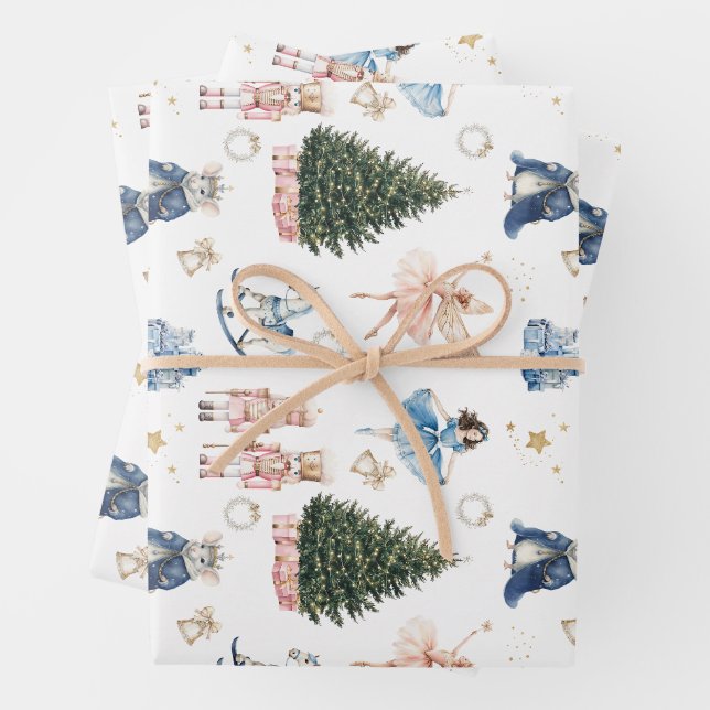 Nutcracker Christmas Geschenkpapier Set (Beispiel)