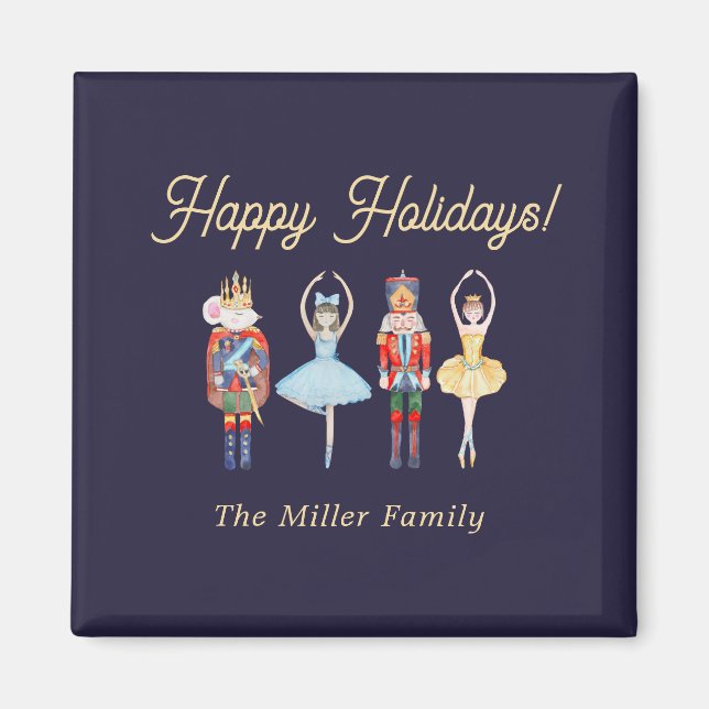 Nutcracker Christmas Magnet (Vorne)