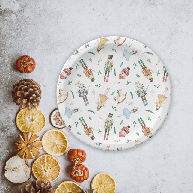 Nutcracker Christmas Pappteller (Von Creator hochgeladen)