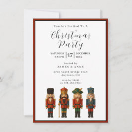 Nutcracker Christmas Party Invitation Einladung