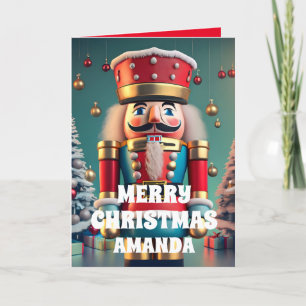 Nutcracker Christmas Personalisiert Kids Feiertagskarte