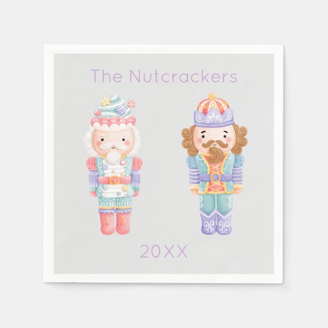 Nutcracker Christmas Serviette (Vorderseite)