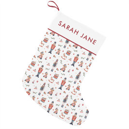 Nutcracker Christmas Strumpf Kleiner Weihnachtsstrumpf