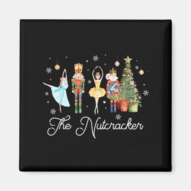 Nutcracker Christmas Xmas Family Matching Pajamas  Magnet (Vorne)