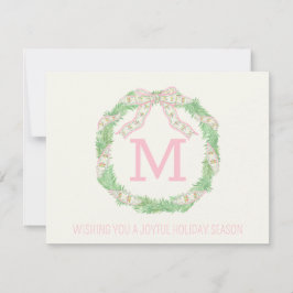 Nutcracker Corporate Coquette Weihnachtskranz Mitteilungskarte