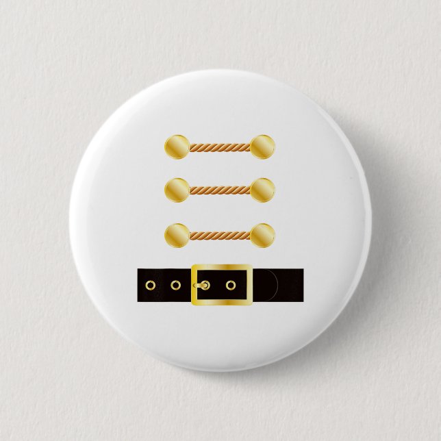 Nutcracker Costume Uniform Matching Toy Soldier  Button (Vorderseite)