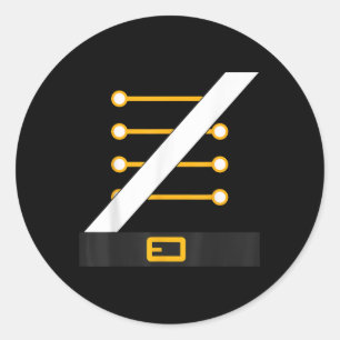 Nutcracker Costume Uniform Matching Toy Soldier Ha Runder Aufkleber