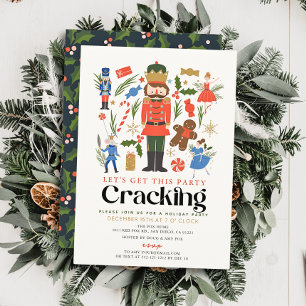 Nutcracker Cracker Weihnachtsfeier Einladung